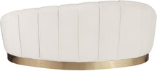 Load image into Gallery viewer, Shelly Cream Velvet Chaise