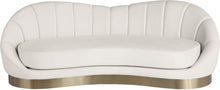 Load image into Gallery viewer, Shelly Cream Velvet Sofa