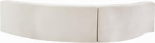 Load image into Gallery viewer, Curl Cream Velvet 2pc. Sectional