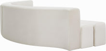 Load image into Gallery viewer, Curl Cream Velvet 2pc. Sectional