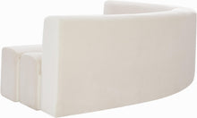 Load image into Gallery viewer, Curl Cream Velvet 2pc. Sectional