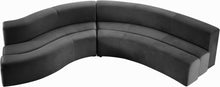 Load image into Gallery viewer, Curl Grey Velvet 2pc. Sectional