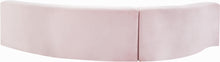 Load image into Gallery viewer, Curl Pink Velvet 2pc. Sectional