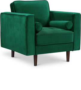 Emily Green Velvet Chair