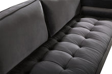 Load image into Gallery viewer, Emily Grey Velvet Chair