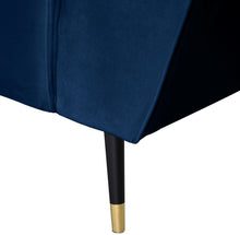 Load image into Gallery viewer, Beaumont Navy Velvet Chair