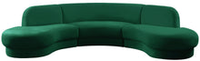 Load image into Gallery viewer, Rosa Green Velvet 3pc. Sectional (3 Boxes)