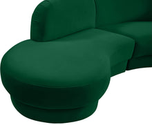 Load image into Gallery viewer, Rosa Green Velvet 3pc. Sectional (3 Boxes)