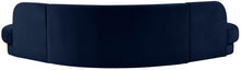 Load image into Gallery viewer, Rosa Navy Velvet 3pc. Sectional (3 Boxes)