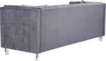 Load image into Gallery viewer, Mariel Grey Velvet Sofa
