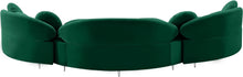 Load image into Gallery viewer, Vivacious Green Velvet 3pc. Sectional (3 Boxes)