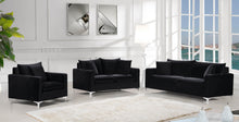 Load image into Gallery viewer, Naomi Black Velvet Chair
