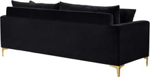 Load image into Gallery viewer, Naomi Black Velvet Sofa