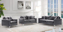 Load image into Gallery viewer, Naomi Grey Velvet Sofa