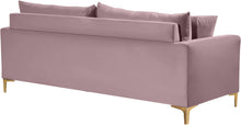 Load image into Gallery viewer, Naomi Pink Velvet Sofa