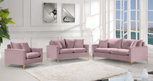 Load image into Gallery viewer, Naomi Pink Velvet Chair