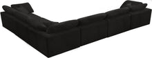 Load image into Gallery viewer, Cozy Black Velvet Cloud Modular Sectional