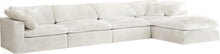 Load image into Gallery viewer, Cozy Cream Velvet Cloud Modular Sectional