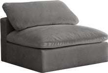Load image into Gallery viewer, Cozy Grey Velvet Chair