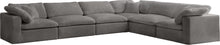 Load image into Gallery viewer, Cozy Grey Velvet Cloud Modular Sectional