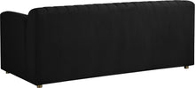 Load image into Gallery viewer, Naya Black Velvet Loveseat