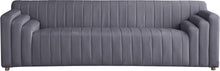 Load image into Gallery viewer, Naya Grey Velvet Sofa