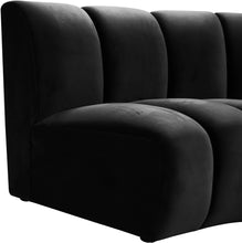 Load image into Gallery viewer, Infinity Black Velvet Modular Chair