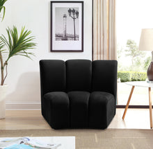 Load image into Gallery viewer, Infinity Black Velvet Modular Chair