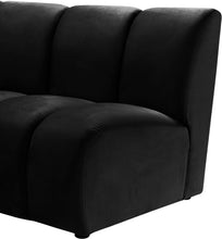 Load image into Gallery viewer, Infinity Black Velvet 9pc. Modular Sectional