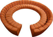 Load image into Gallery viewer, Infinity Cognac Velvet 12pc. Modular Sectional