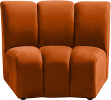 Load image into Gallery viewer, Infinity Cognac Velvet Modular Chair