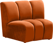 Load image into Gallery viewer, Infinity Cognac Velvet Modular Chair