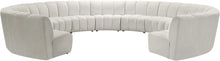 Load image into Gallery viewer, Infinity Cream Velvet 11pc. Modular Sectional
