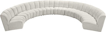 Load image into Gallery viewer, Infinity Cream Velvet 8pc. Modular Sectional