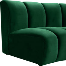Load image into Gallery viewer, Infinity Green Velvet 12pc. Modular Sectional