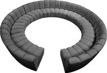 Load image into Gallery viewer, Infinity Grey Velvet 12pc. Modular Sectional