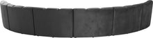 Load image into Gallery viewer, Infinity Grey Velvet 6pc. Modular Sectional