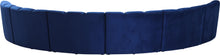 Load image into Gallery viewer, Infinity Navy Velvet 6pc. Modular Sectional