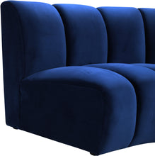 Load image into Gallery viewer, Infinity Navy Velvet 10pc. Modular Sectional