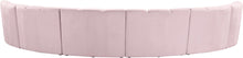 Load image into Gallery viewer, Infinity Pink Velvet 6pc. Modular Sectional
