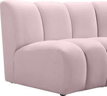 Load image into Gallery viewer, Infinity Pink Velvet 10pc. Modular Sectional