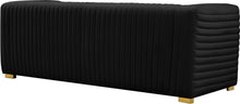 Load image into Gallery viewer, Ravish Black Velvet Sofa