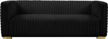 Load image into Gallery viewer, Ravish Black Velvet Sofa