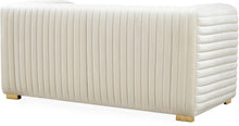 Load image into Gallery viewer, Ravish Cream Velvet Loveseat