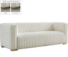Load image into Gallery viewer, Ravish Cream Velvet Sofa