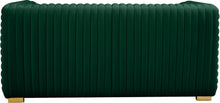 Load image into Gallery viewer, Ravish Green Velvet Loveseat