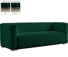 Load image into Gallery viewer, Ravish Green Velvet Sofa
