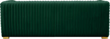 Load image into Gallery viewer, Ravish Green Velvet Sofa