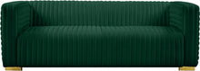 Load image into Gallery viewer, Ravish Green Velvet Sofa
