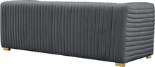 Load image into Gallery viewer, Ravish Grey Velvet Sofa